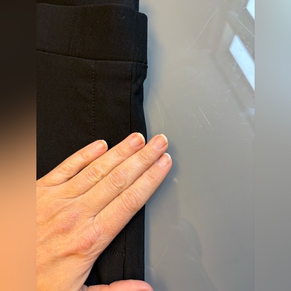 Anne Klein Black Slim pull on high rise Legging pants Elastic Waistband size XL - Picture 5 of 14